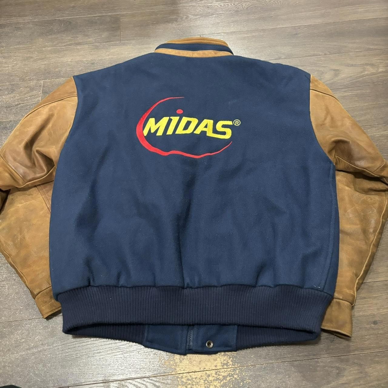 Designer Vintage Midas Varsity Jacket 90s L Size US L / EU 52-54 / 3 - 4 Thumbnail
