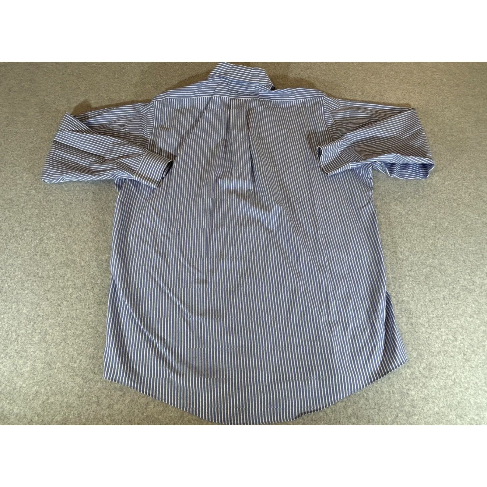Brooks Brothers Brooks Brothers Shirt Mens 16.5 32/33 Button-Down Collar Traditional Fit Blue White Stripe 100% Cotton Non-Iron Dress Shirt Size US XL / EU 56 / 4 - 8 Thumbnail