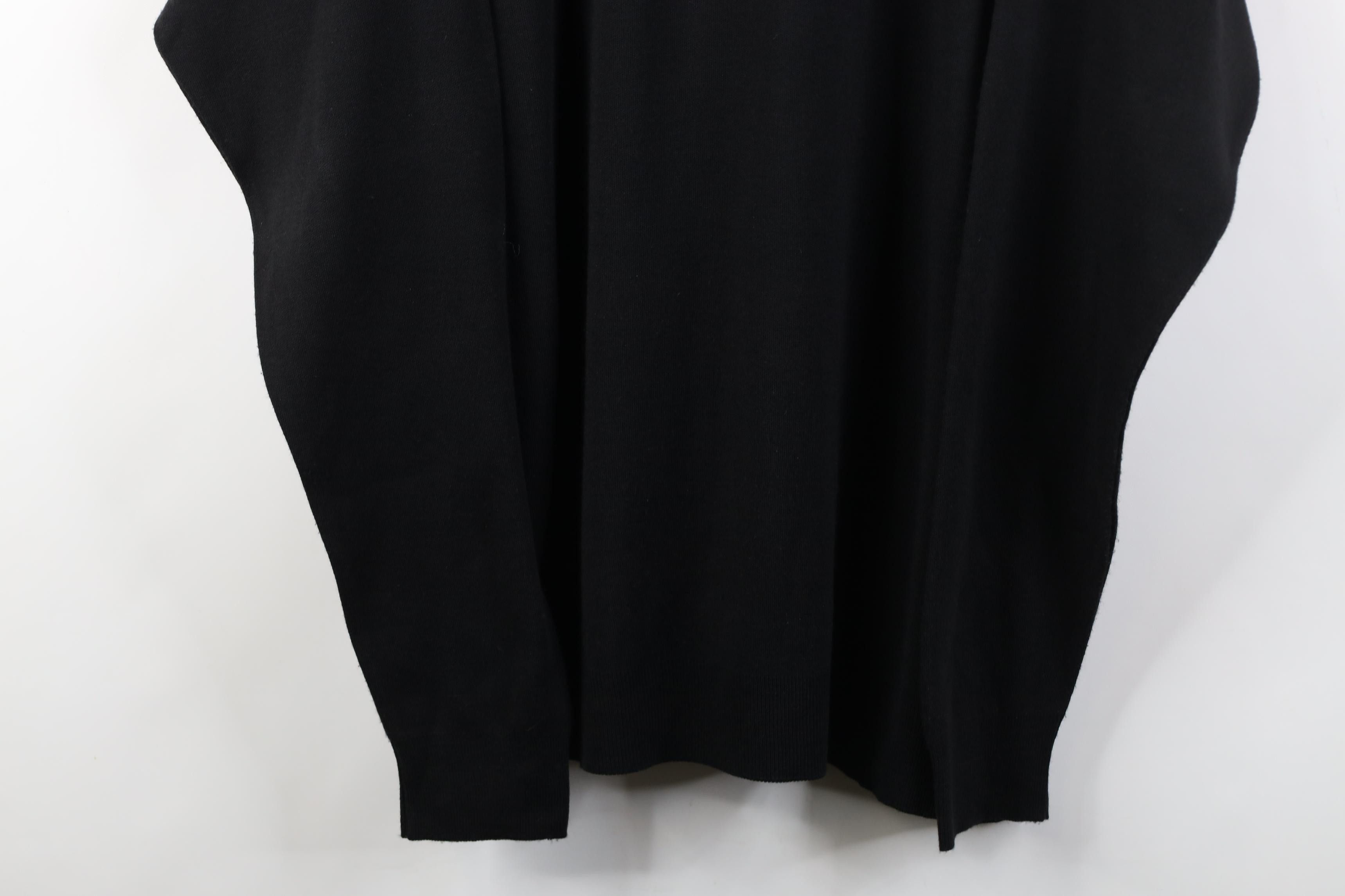 Vintage Vintage 70s Streetwear Knit Mock Neck Sweater Black USA Size US XL / EU 56 / 4 - 3 Thumbnail