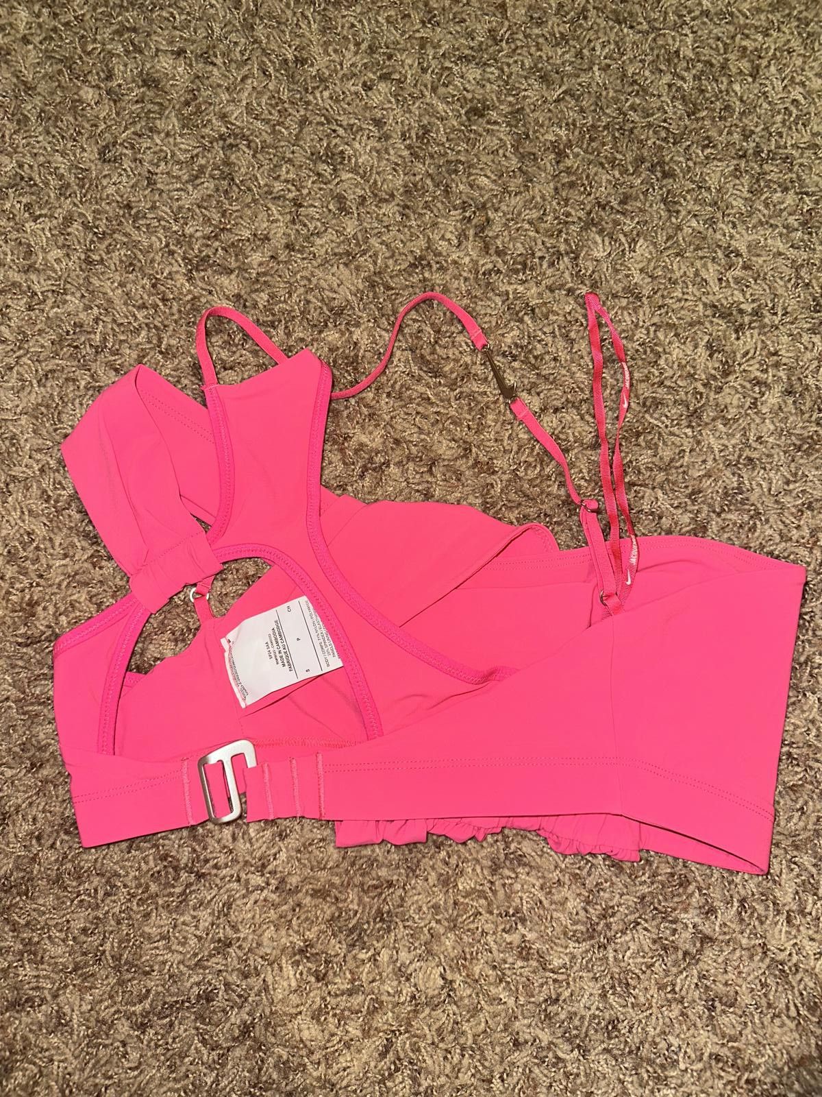 Nike Women’s Jacquemus La Brassière Drapée Pink Sport Bra