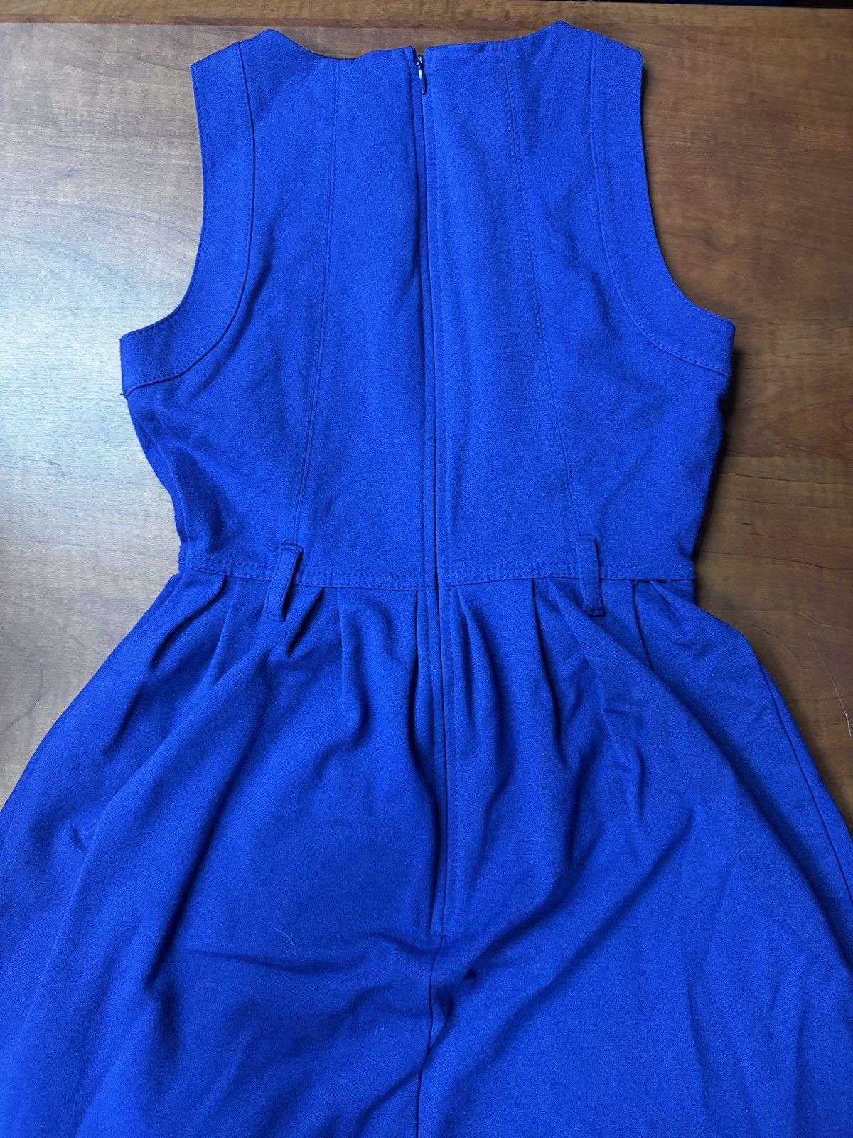 Theory Theory Royal Blue Structured Fit & Flare Dress — Size 2 Size XS / US 0-2 / IT 36-38 - 5 Thumbnail