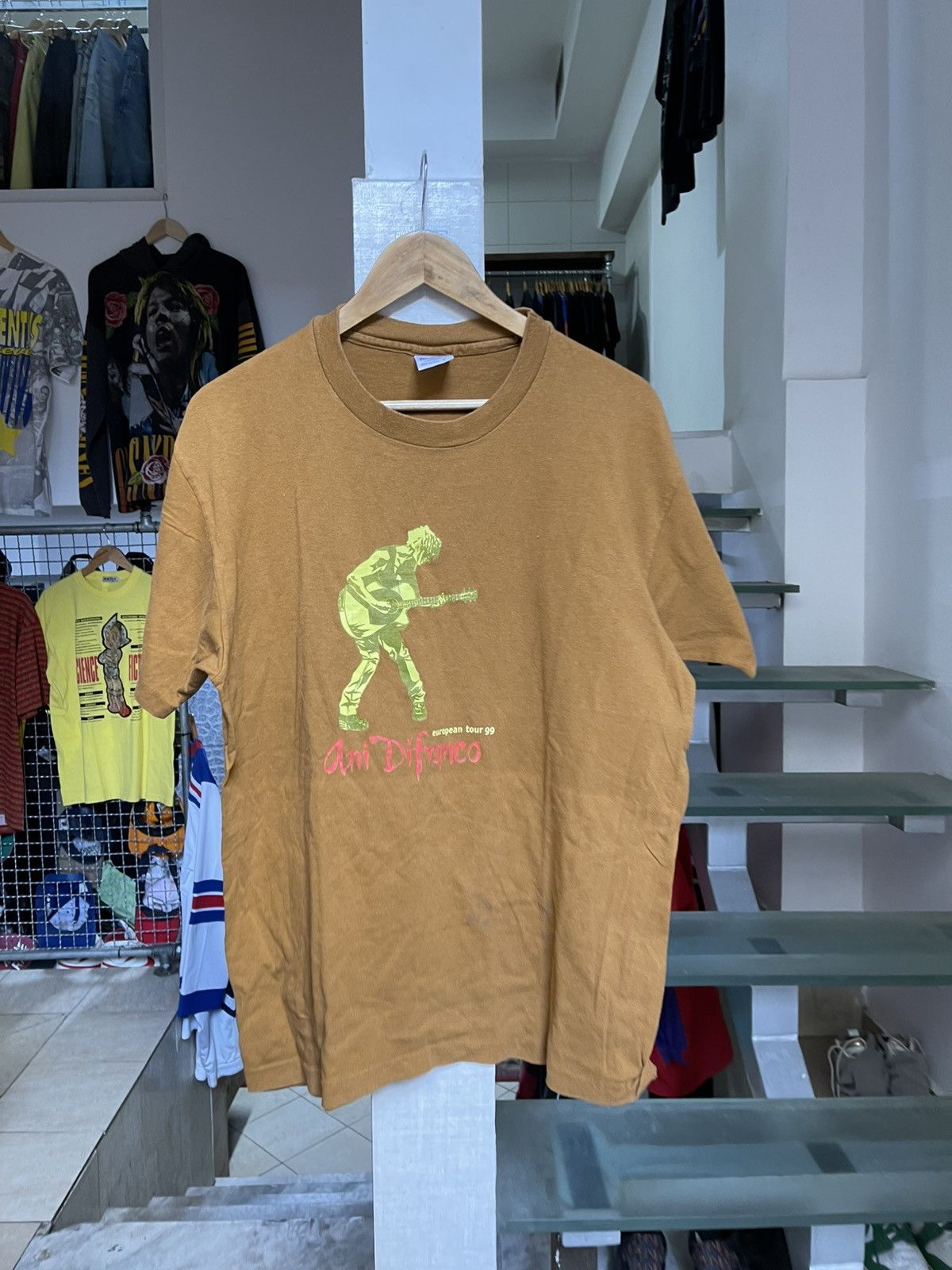 Band Tees × Vintage Vintage Ani Difranco 1999 tour t shirt Size US L / EU 52-54 / 3 - 1 Thumbnail
