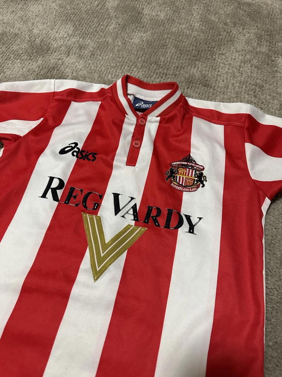 Asics SUNDERLAND 1999 2000 SHIRT FOOTBALL SOCCER JERSEY ASICS BOYS Size US XXS / EU 40 - 3 Thumbnail
