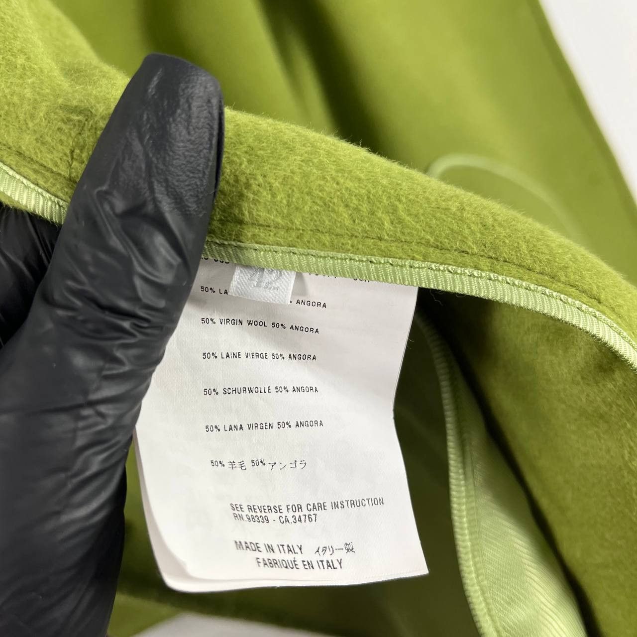 Prada Prada Green Virgin Wool Angora Coat Made In Italy Womens 42 Size M / US 6-8 / IT 42-44 - 6 Thumbnail