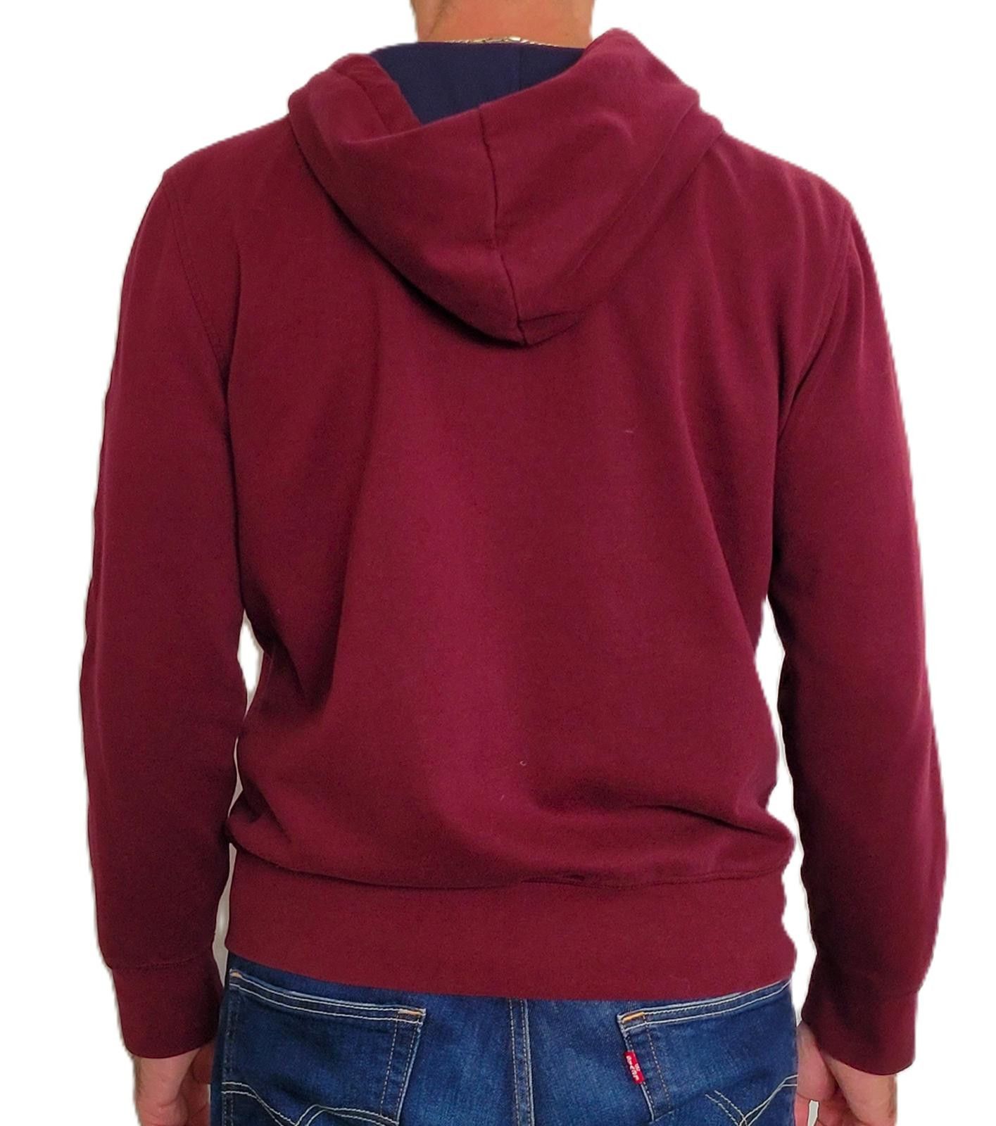 Nautica Nautica Medium Hoodie Maroon Full Zip Logo on Sleeve Size US M / EU 48-50 / 2 - 3 Thumbnail