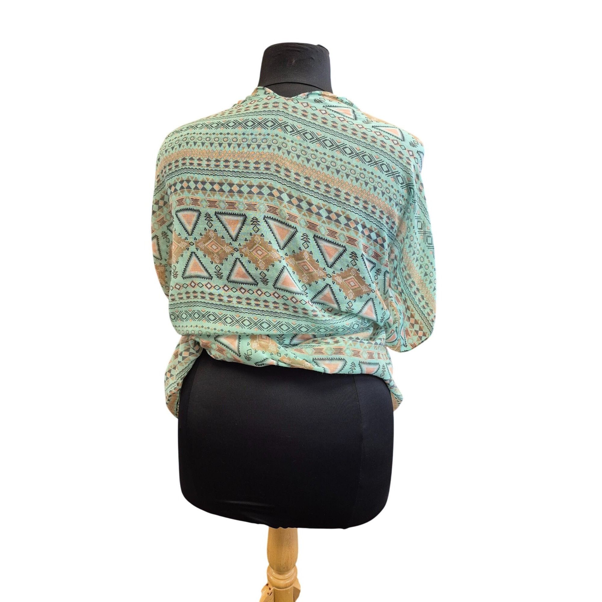 Other Bohemian Tribal Print Kimono Wrap Scarf Shawl Size ONE SIZE - 5 Thumbnail