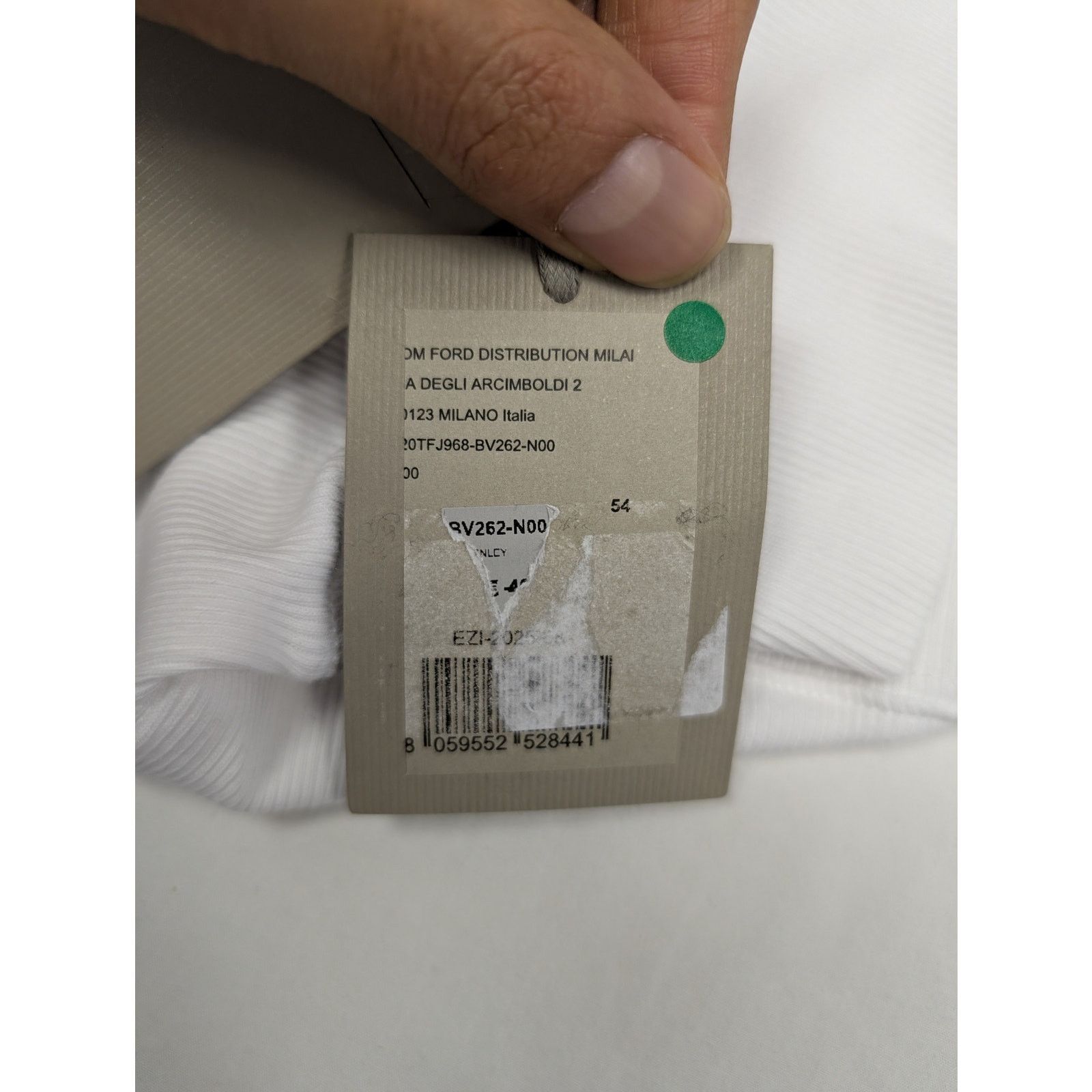 Tom Ford o1rshd1 Henley shirt in White Size US L / EU 52-54 / 3 - 18 Thumbnail