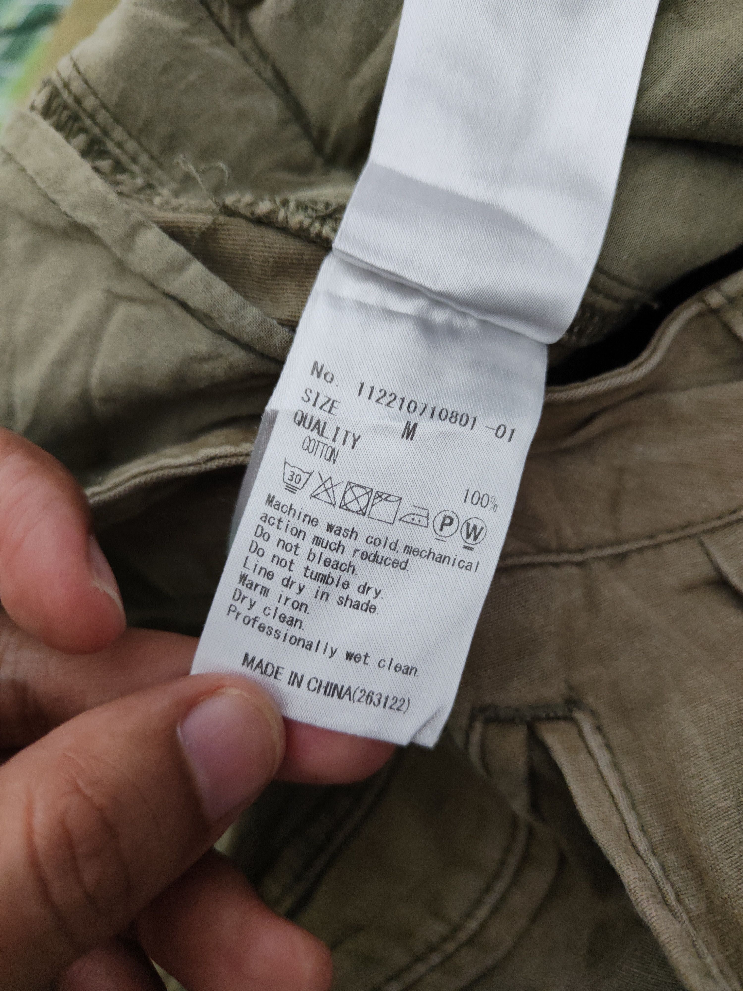 Japanese Brand Ungrid Green Faded Multipocket Tactical Cargo Pants #W2208 Size US 26 / EU 42 - 12 Thumbnail