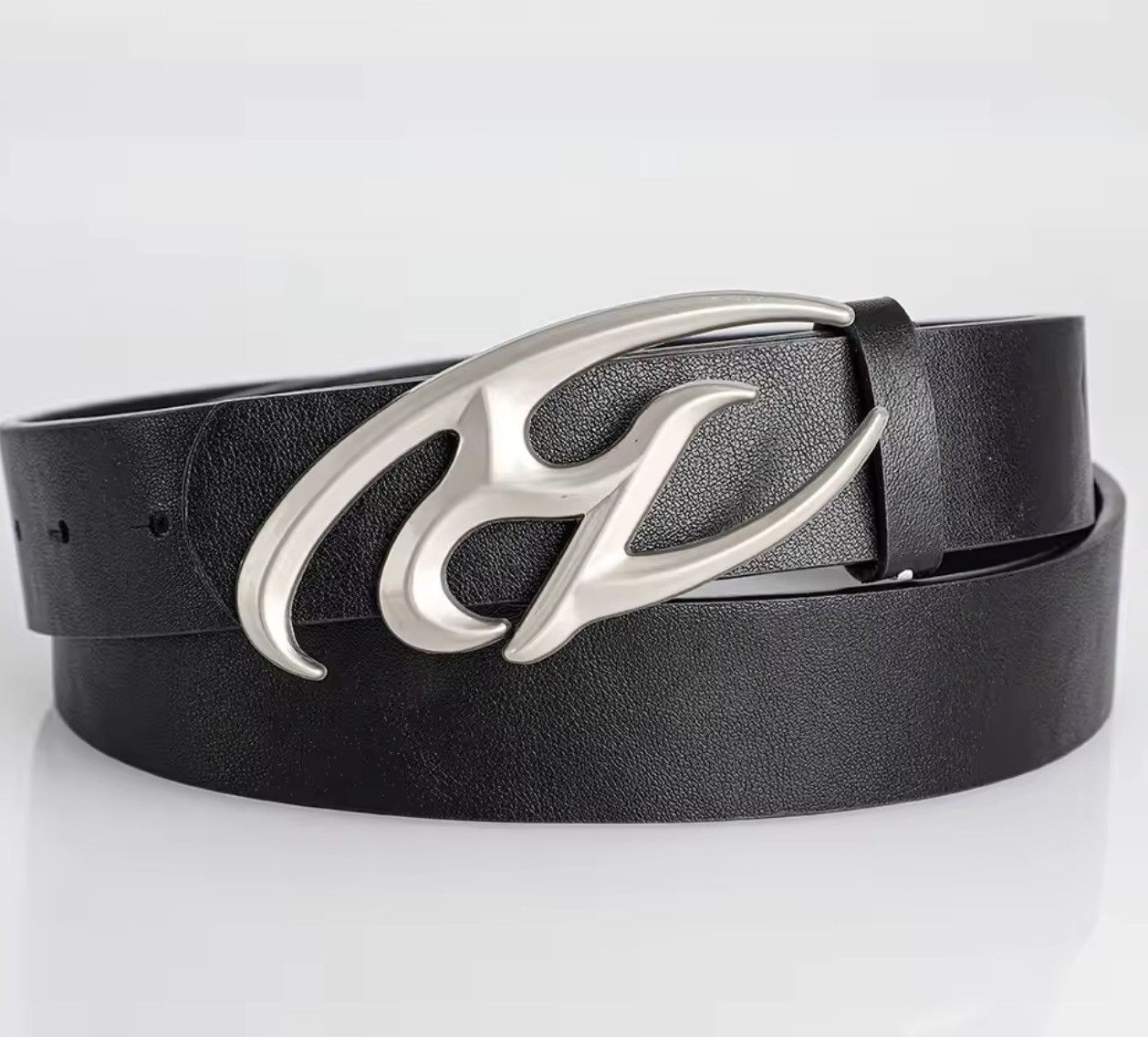 Vintage 120 cm LY2K Gothic Waist PU Leather Waistband Corset Belt Size ONE SIZE - 3 Thumbnail