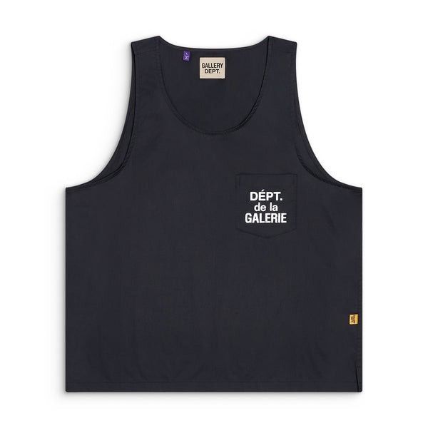 o1mle0226 Resort Tank Top in Black