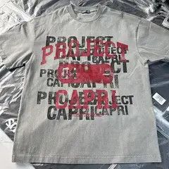 Japanese Brand Miyahara x eko PROJECT CAPRI Letter Print Shirt Size US L / EU 52-54 / 3 - 4 Thumbnail