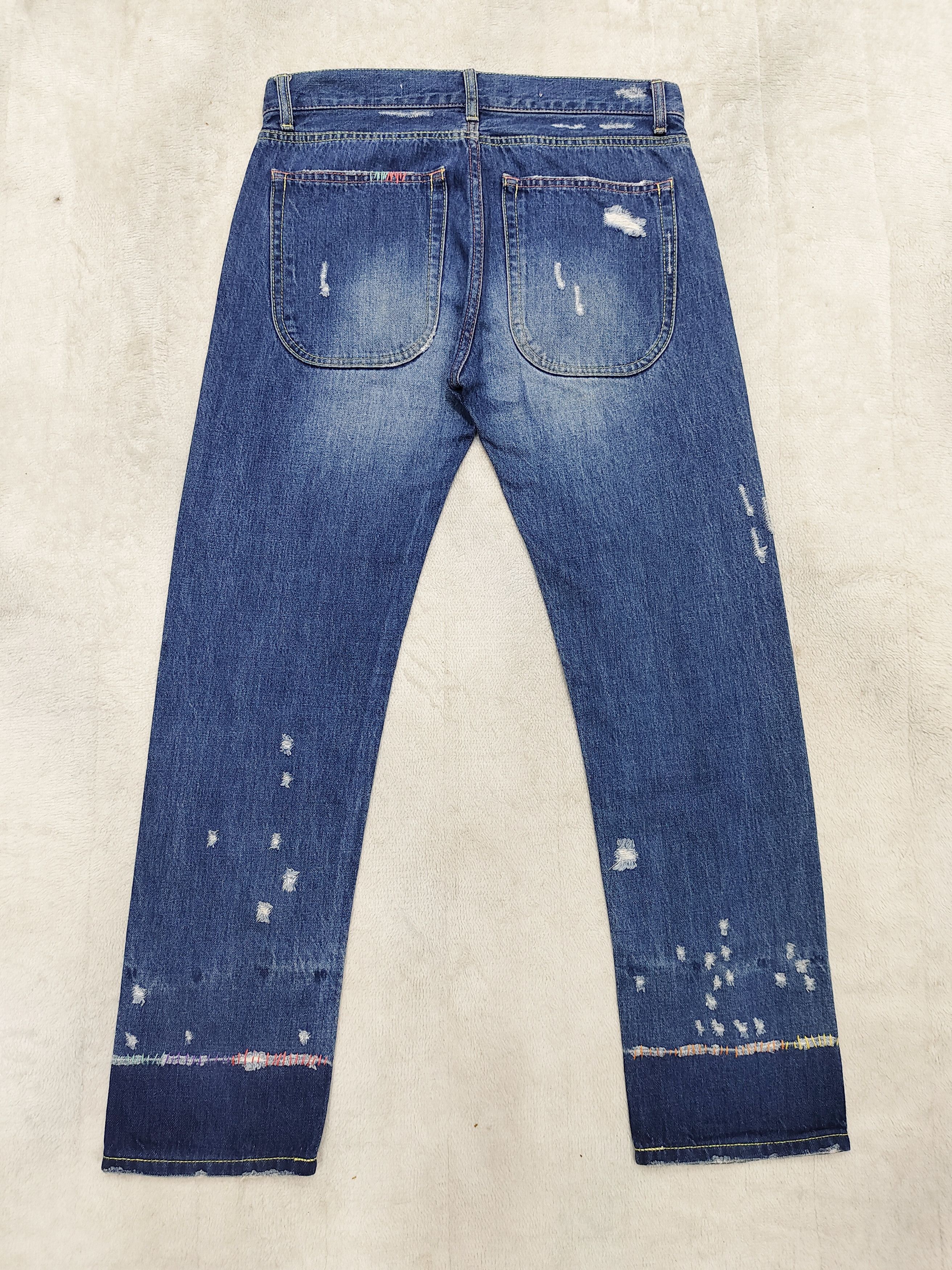 Tsumori Chisato Tsumori Chisato- Hand Multicolor Stitch Distressed Archived Size US 30 / EU 46 - 4 Thumbnail