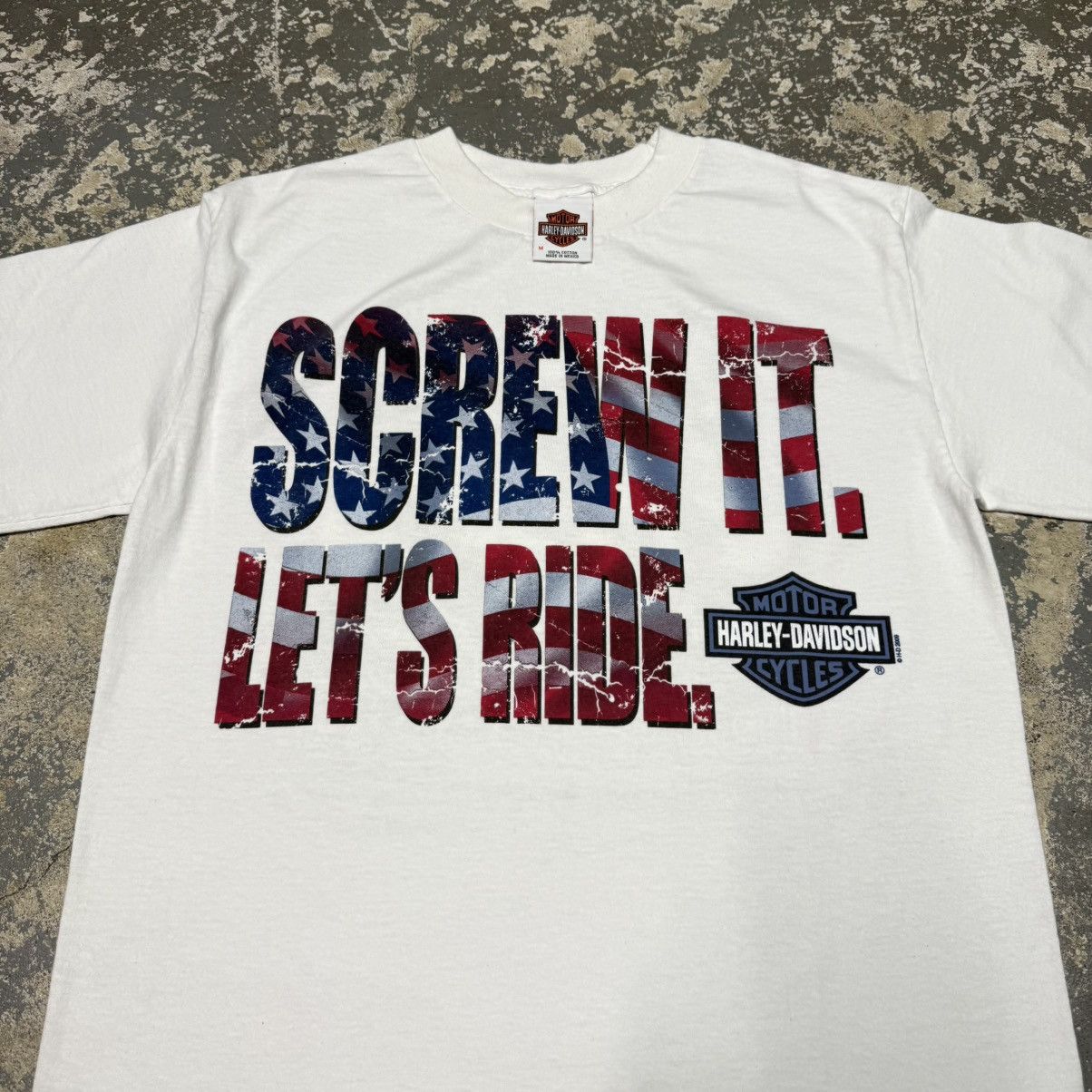 Vintage Vintage Harley Davidson Screw It Lets Ride Twin Cities Long Size US M / EU 48-50 / 2 - 10 Thumbnail
