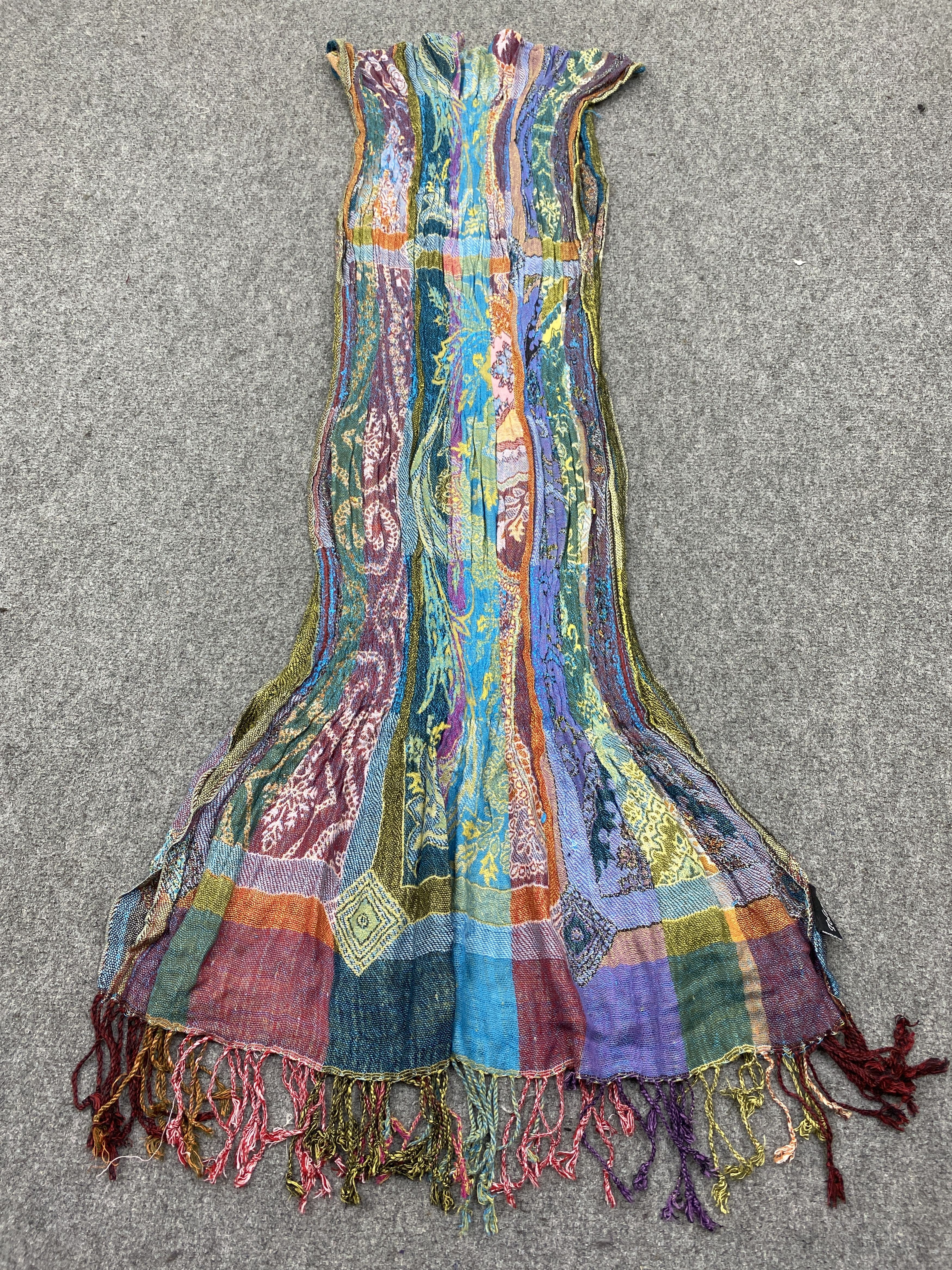Japanese Brand Tolani Multicolour Scarf / Muffler / Neckwear SC0350 Size ONE SIZE - 2 Thumbnail