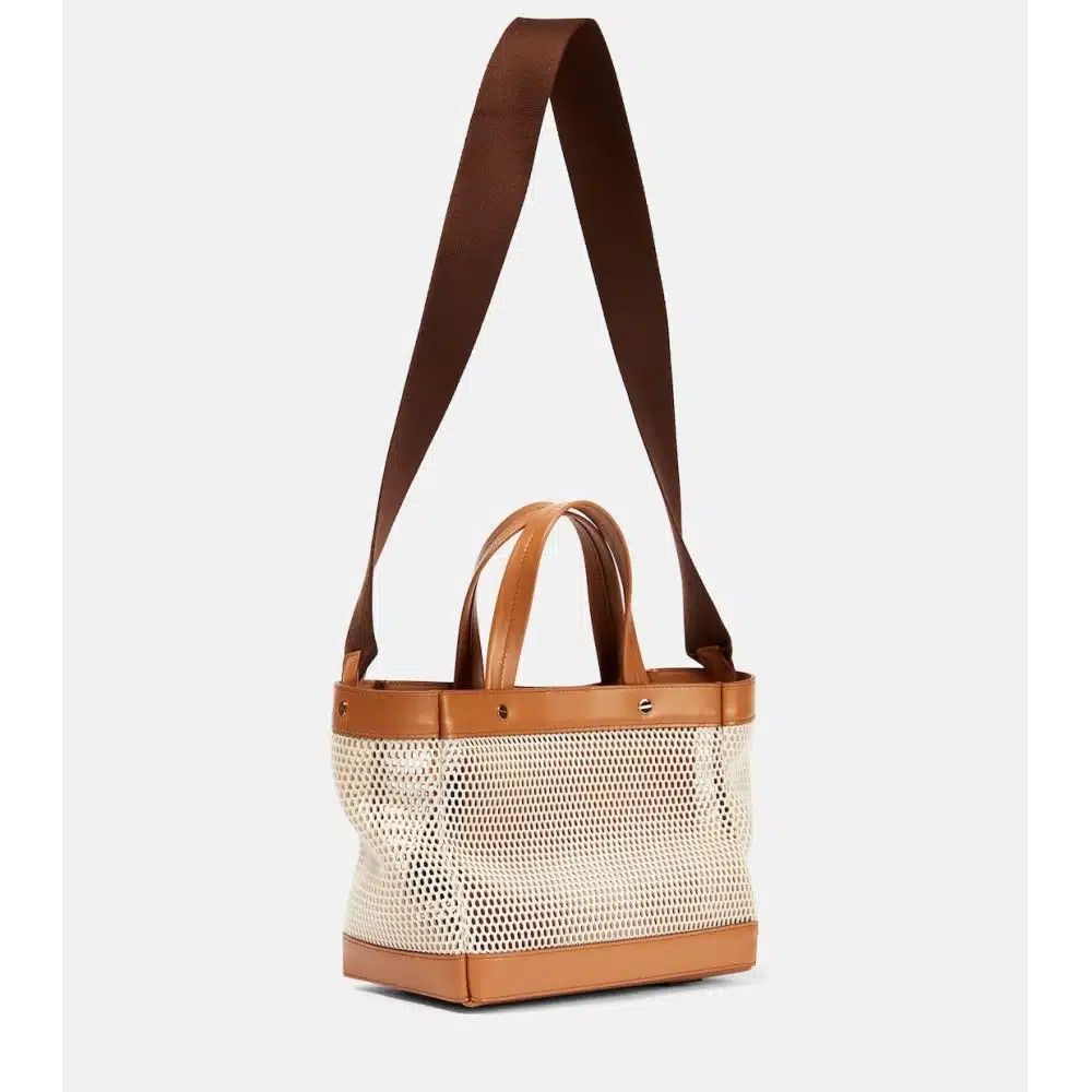 Tom Ford o1sndg1224 L1494 Size: OS / Small Logo Patch Tote Bag Size ONE SIZE - 4 Thumbnail