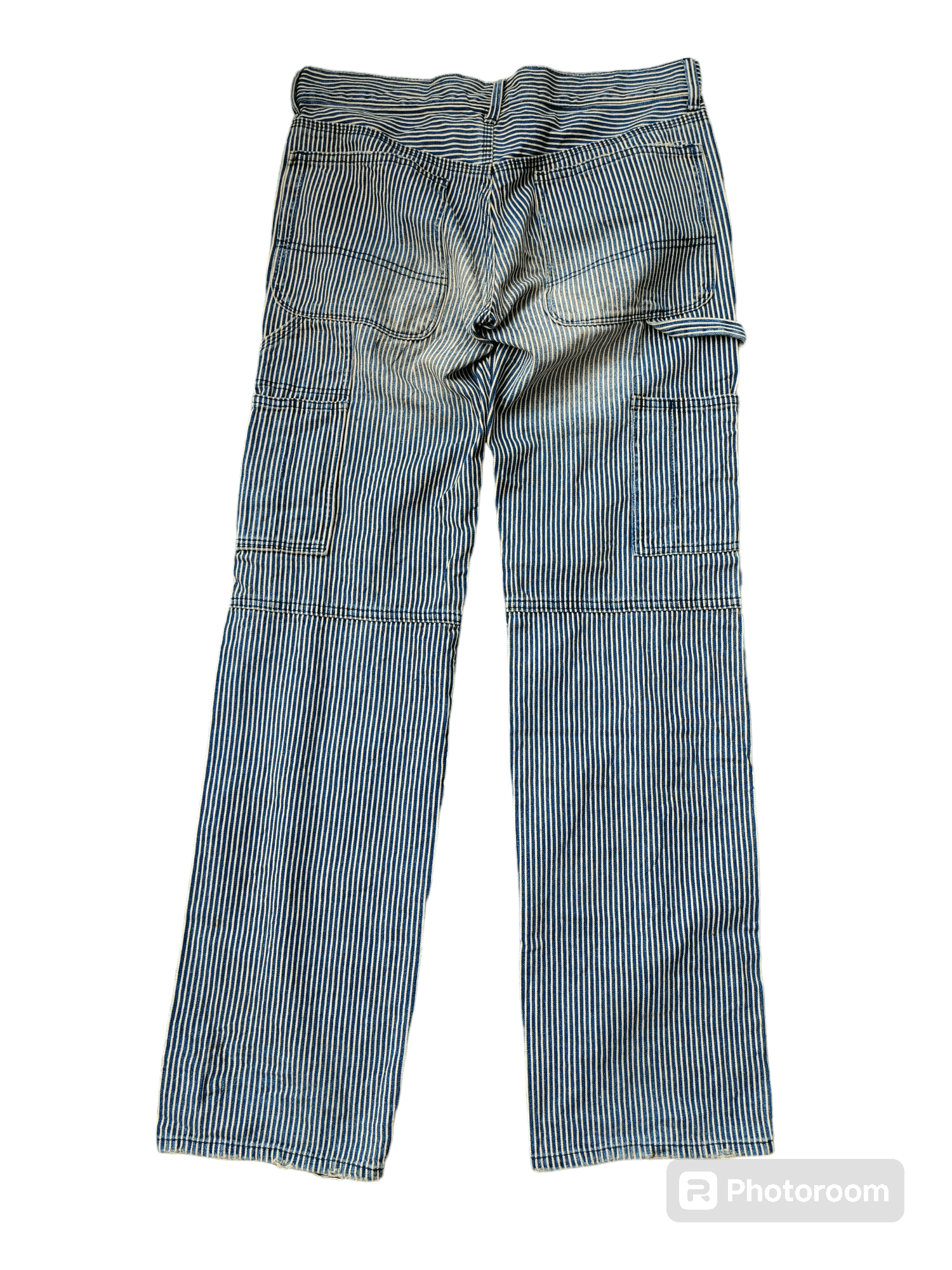 Takeo Kikuchi VINTAGE TAKEO KIKUCHI HICKORY DOUBLE KNEE Size US 32 / EU 48 - 12 Thumbnail