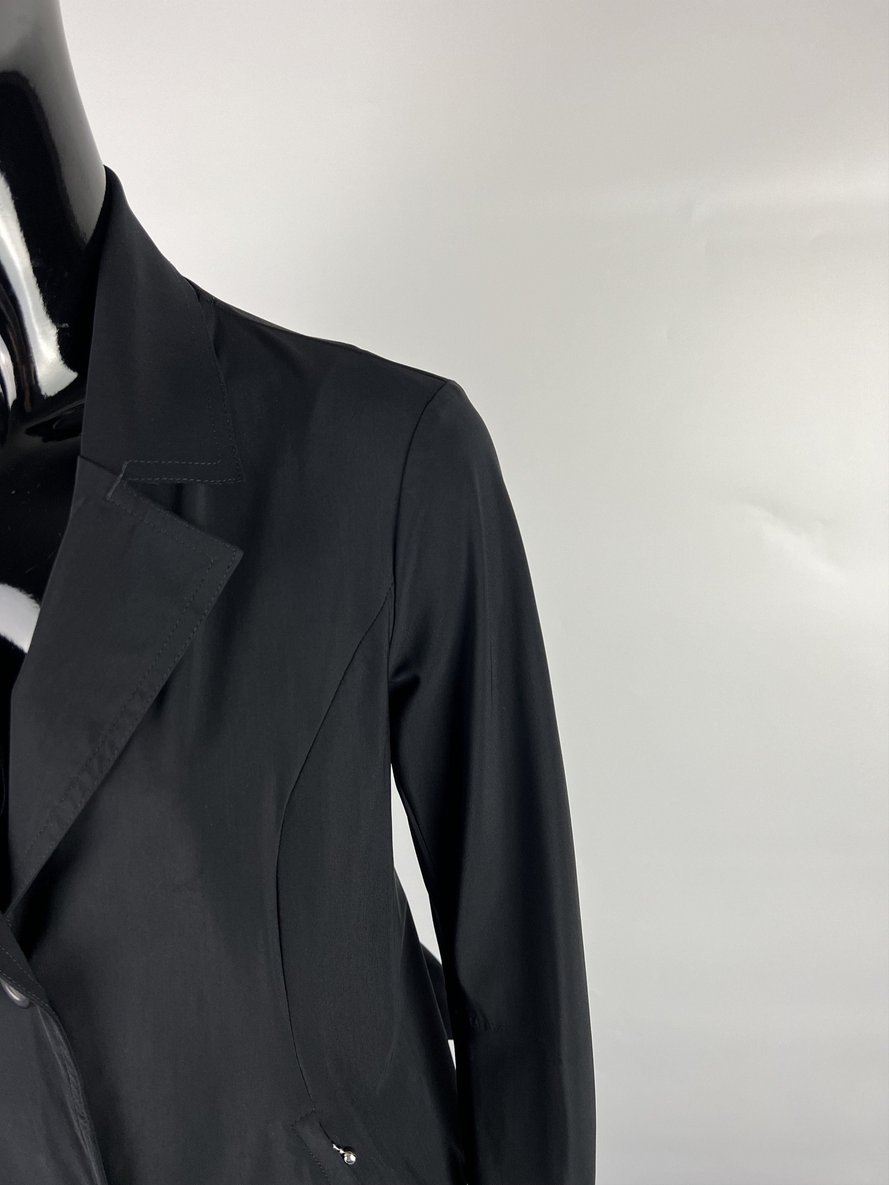 Marithe + Francois Girbaud Marithe Francois Girbaud Black Blazer Jacket Size IT44 US6 Size M / US 6-8 / IT 42-44 - 8 Thumbnail