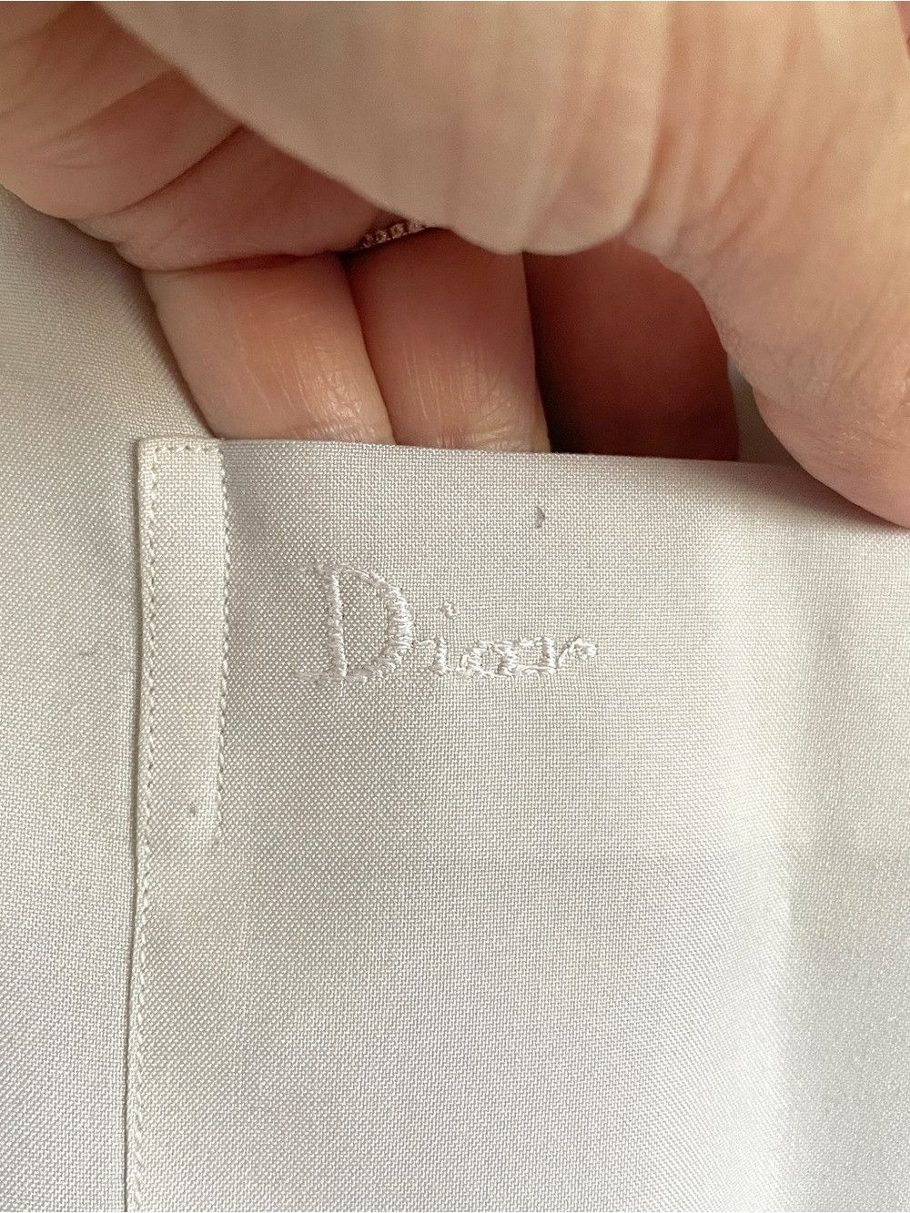 Christian Dior Monsieur Vintage Christian Dior Monsieur Gray Dress Shirt 🇫🇷 Size US L / EU 52-54 / 3 - 6 Thumbnail