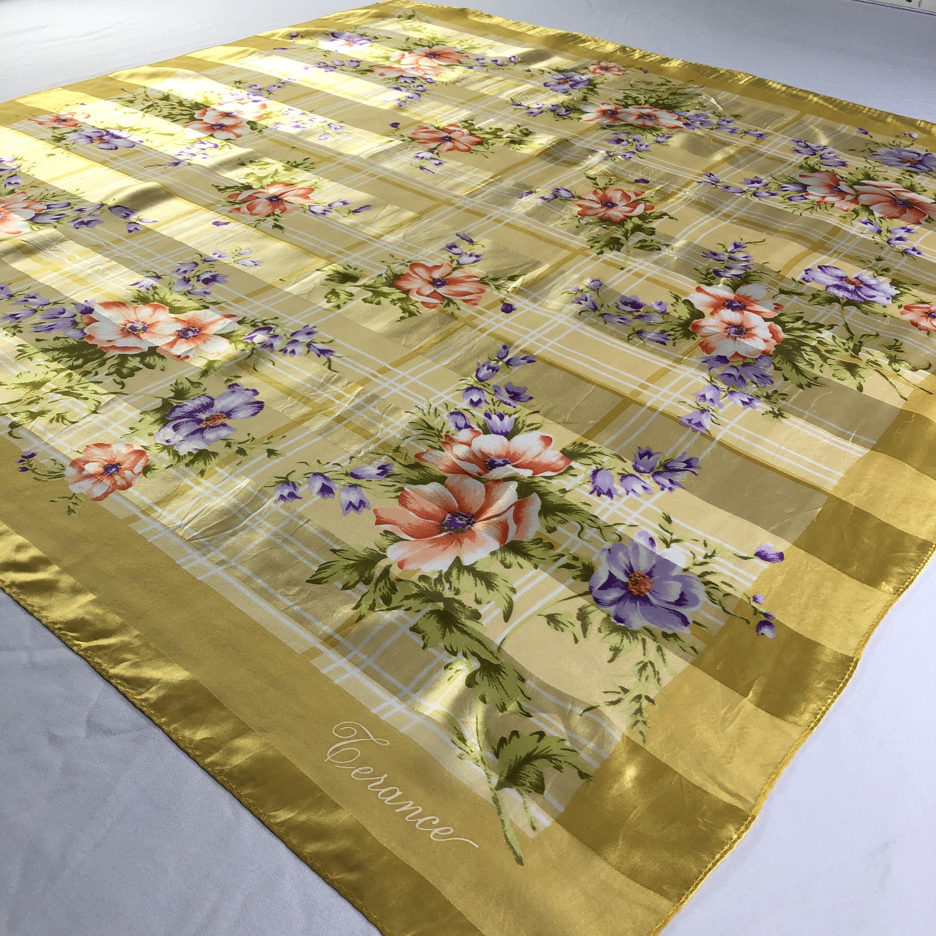 Vintage Vintage Silk Scarf Size ONE SIZE - 3 Thumbnail