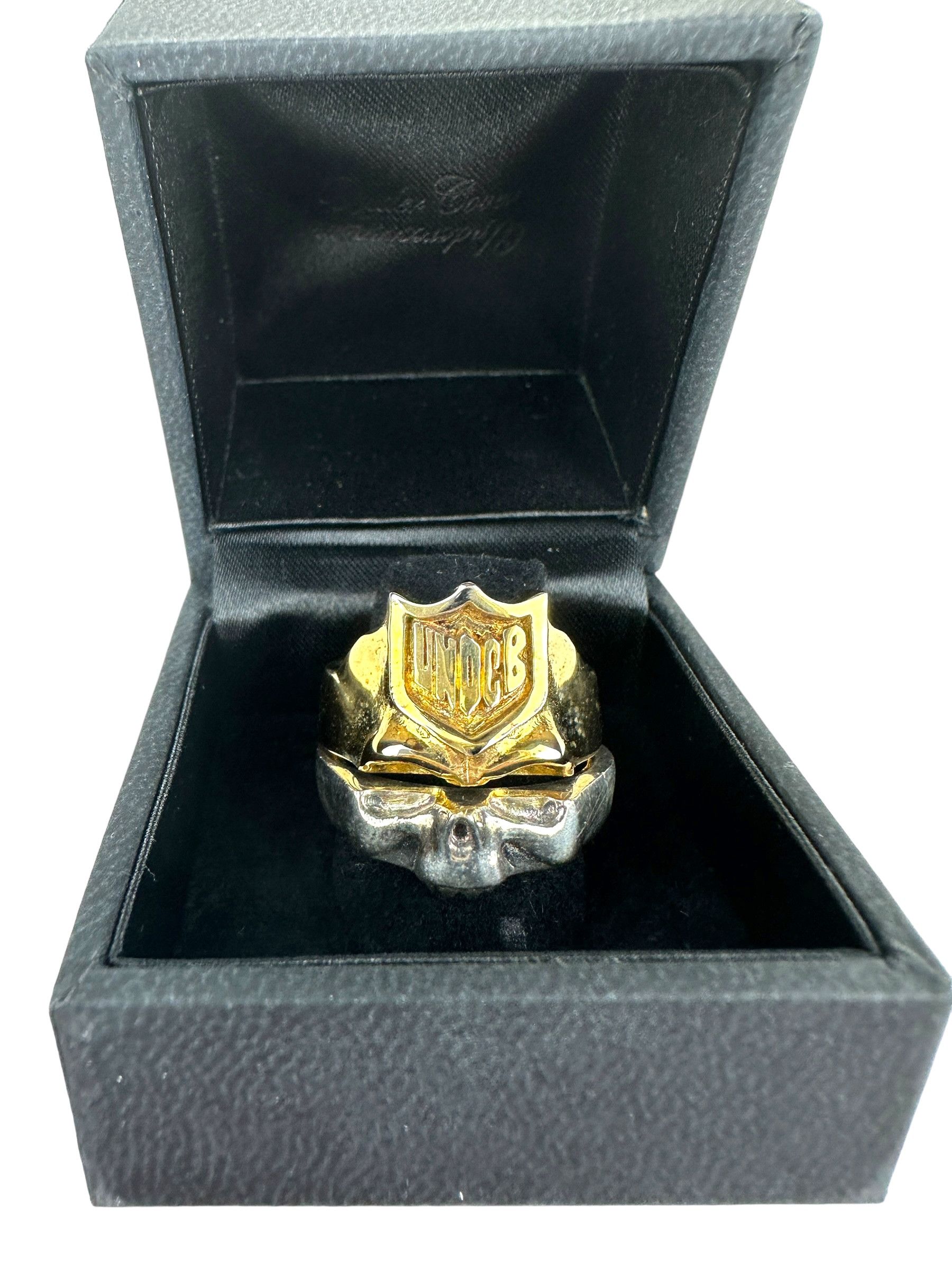 Undercover Undercover Gold and Silver Skull Ring Size ONE SIZE - 5 Thumbnail