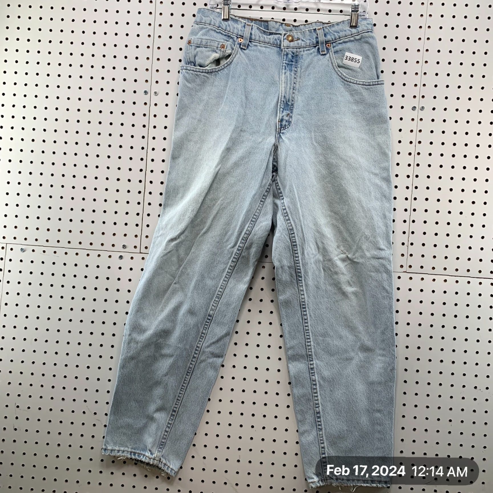 Levi's VINTAGE Levi's 560 Jeans Mens 32x30 Blue Denim USA Tapered Relaxed Fit 560 Style Accessories Size US 32 / EU 48 - 2 Thumbnail