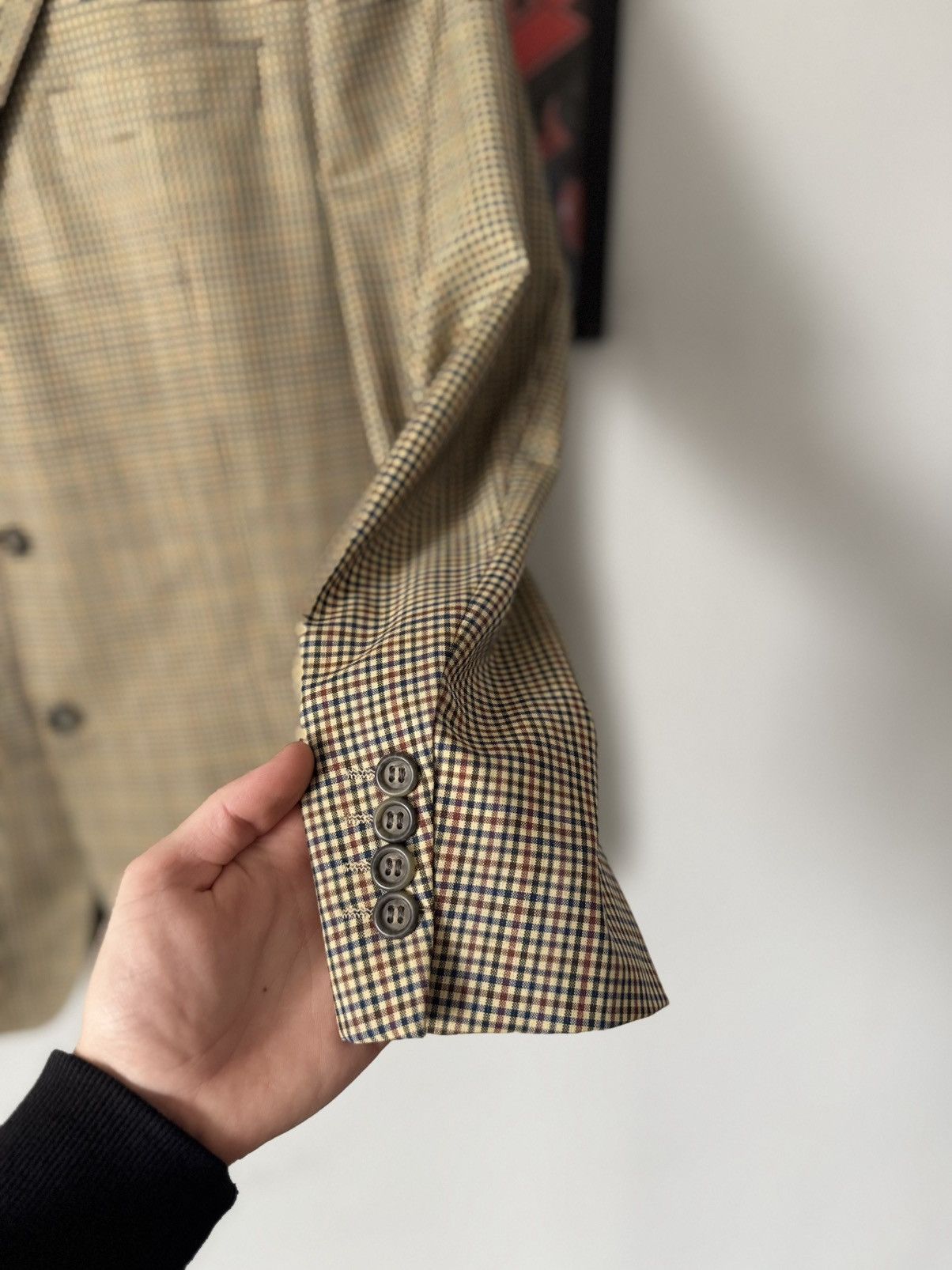 Burberry Burberrys vintage blazer retro suit basic Size 54R - 5 Thumbnail