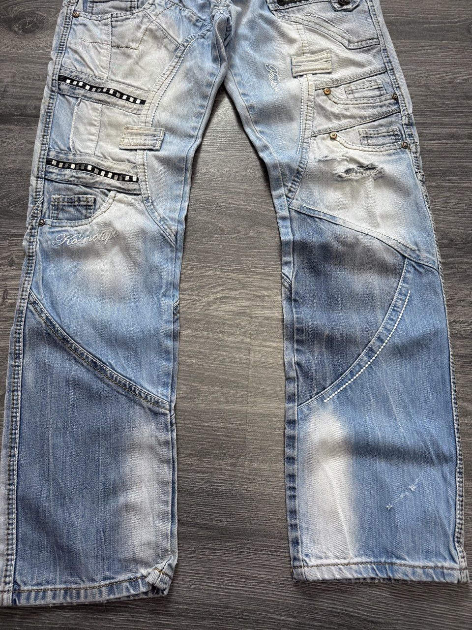 Japanese Brand Japanese Y2K Kosmo Lupo Jeans distressed Denim pants jeans Size US 32 / EU 48 - 8 Thumbnail