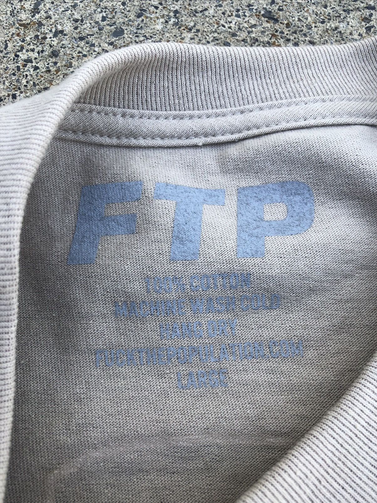 Fuck The Population × G59 Records FTP Subliminal brick wall tee Size US L / EU 52-54 / 3 - 5 Thumbnail