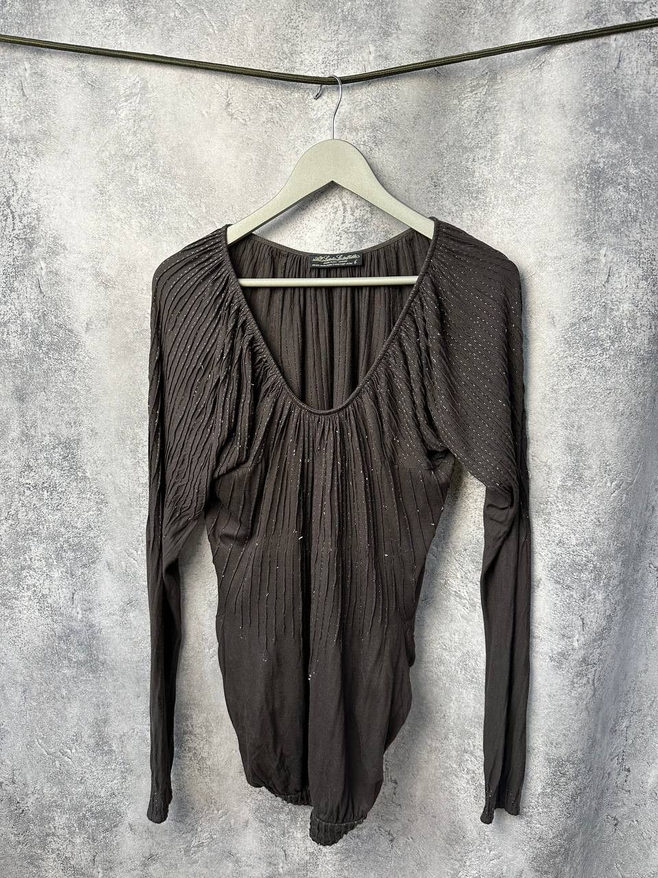 Allsaints × Vintage AllSaints Spitafields Angel Tunic Dress Brown Pleated Size M / US 6-8 / IT 42-44 - 2 Thumbnail