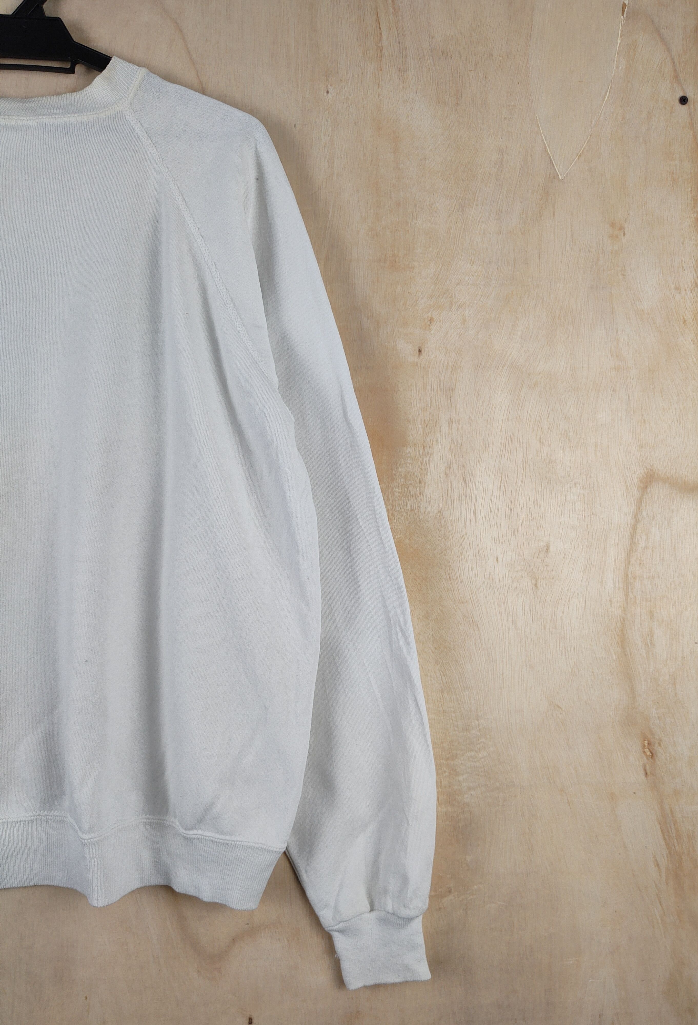 Vintage Hanes vintage White Sweatshirts #S2464 Size US XL / EU 56 / 4 - 9 Thumbnail