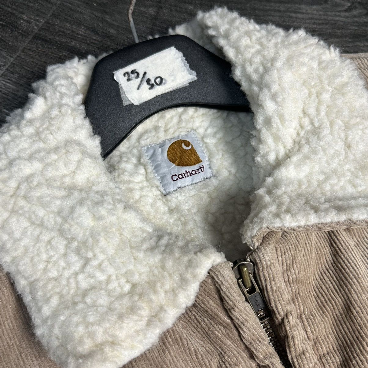 Carhartt Carhartt Corduroy Jacket Woven Tag Back Boa Rare Vintage Size US L / EU 52-54 / 3 - 3 Thumbnail