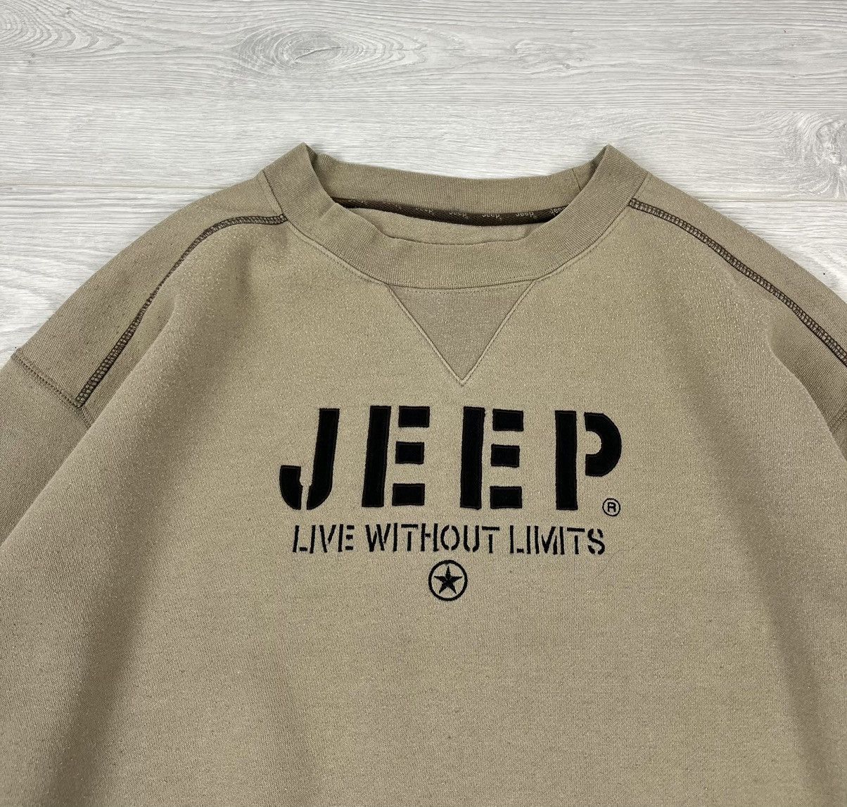 Jeep × Vintage Jeep Vintage 00s Logo Racing Sweatshirt Size US L / EU 52-54 / 3 - 4 Thumbnail