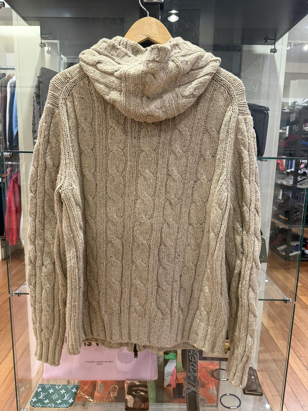 Vince Vince. Cableknit Sweater Hoodie Size US L / EU 52-54 / 3 - 2 Thumbnail
