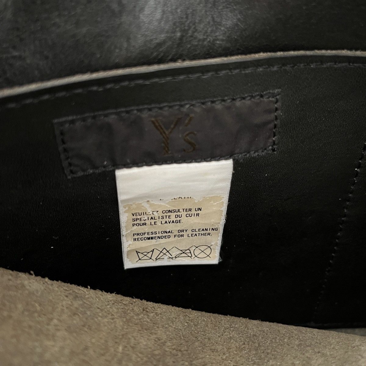 Yohji Yamamoto Y's Archive Leather Crossbody Bag