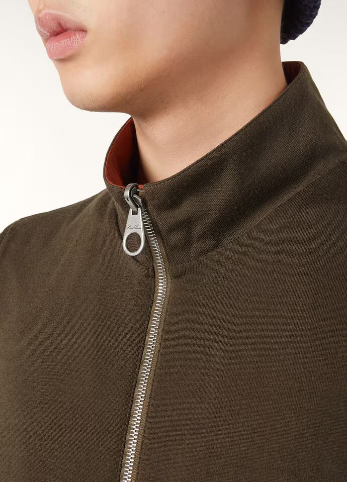 Loro Piana o1srvl11e0126 FAP9759 Reversible Vest in Brown/Green Size US XL / EU 56 / 4 - 6 Thumbnail