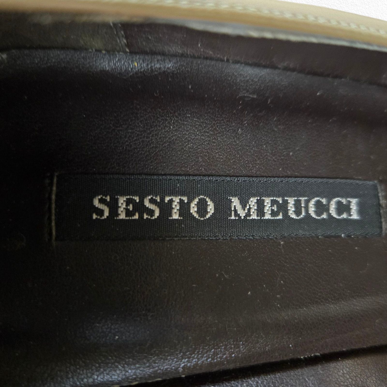 Vintage Vintage Sesto Meucci Taupe Square Toe Block Heel Size 9.5 Size US 9.5 / IT 39.5 - 6 Thumbnail