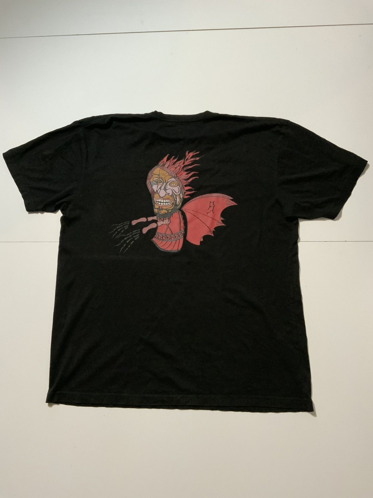 Other Sake World D Savage Winged Monster Flames Graphic T-Shirt Size US XL / EU 56 / 4 - 4 Thumbnail