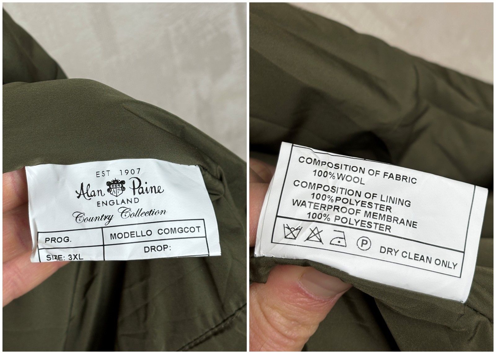 Alan Paine Alan Paine 3XL Country Collection Check Wool Field Coat Size US XXL / EU 58 / 5 - 13 Thumbnail