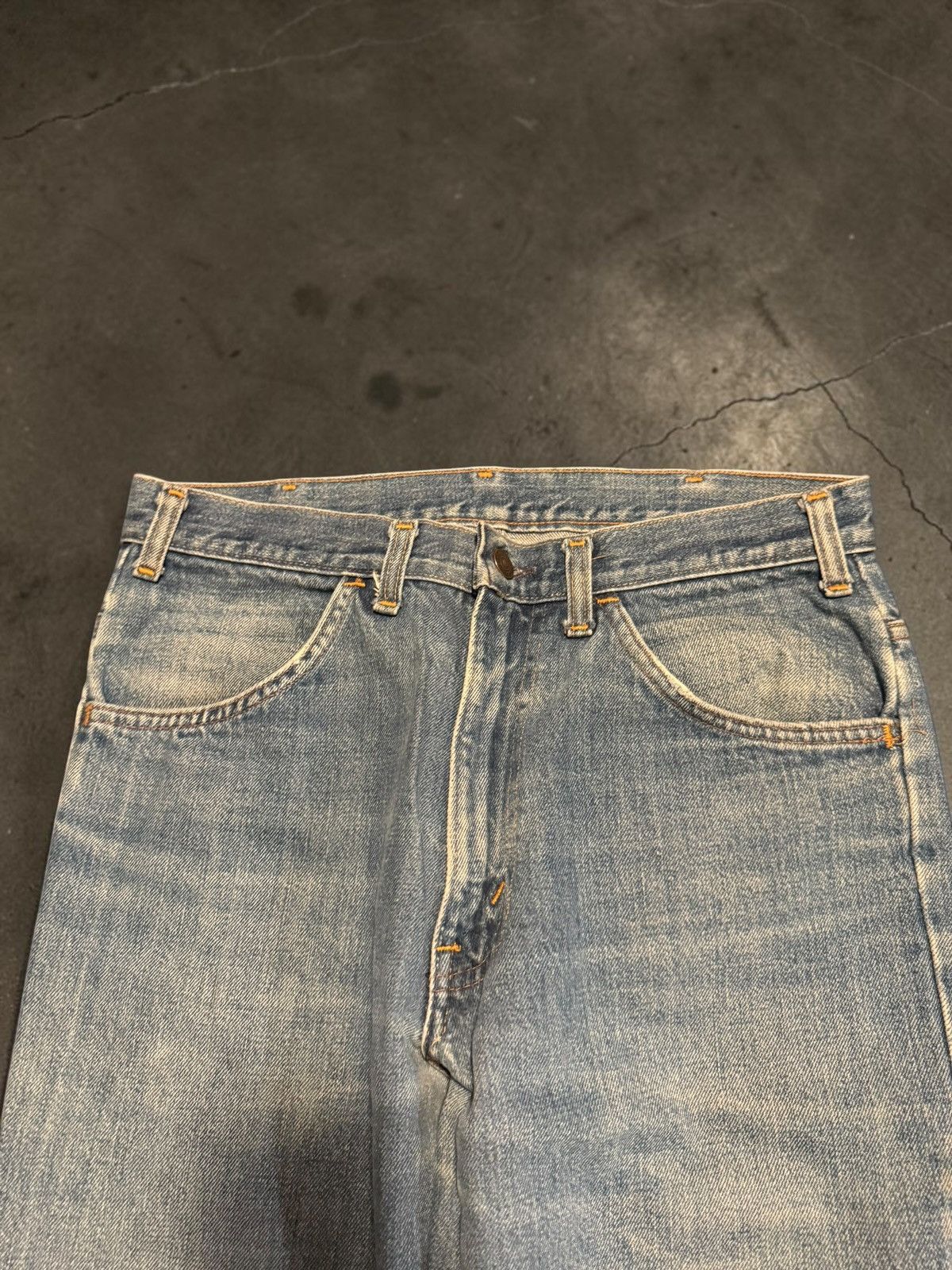 Levi's 70's Orange Tab Vintage Flared Blue Levi's Size US 31 - 3 Thumbnail