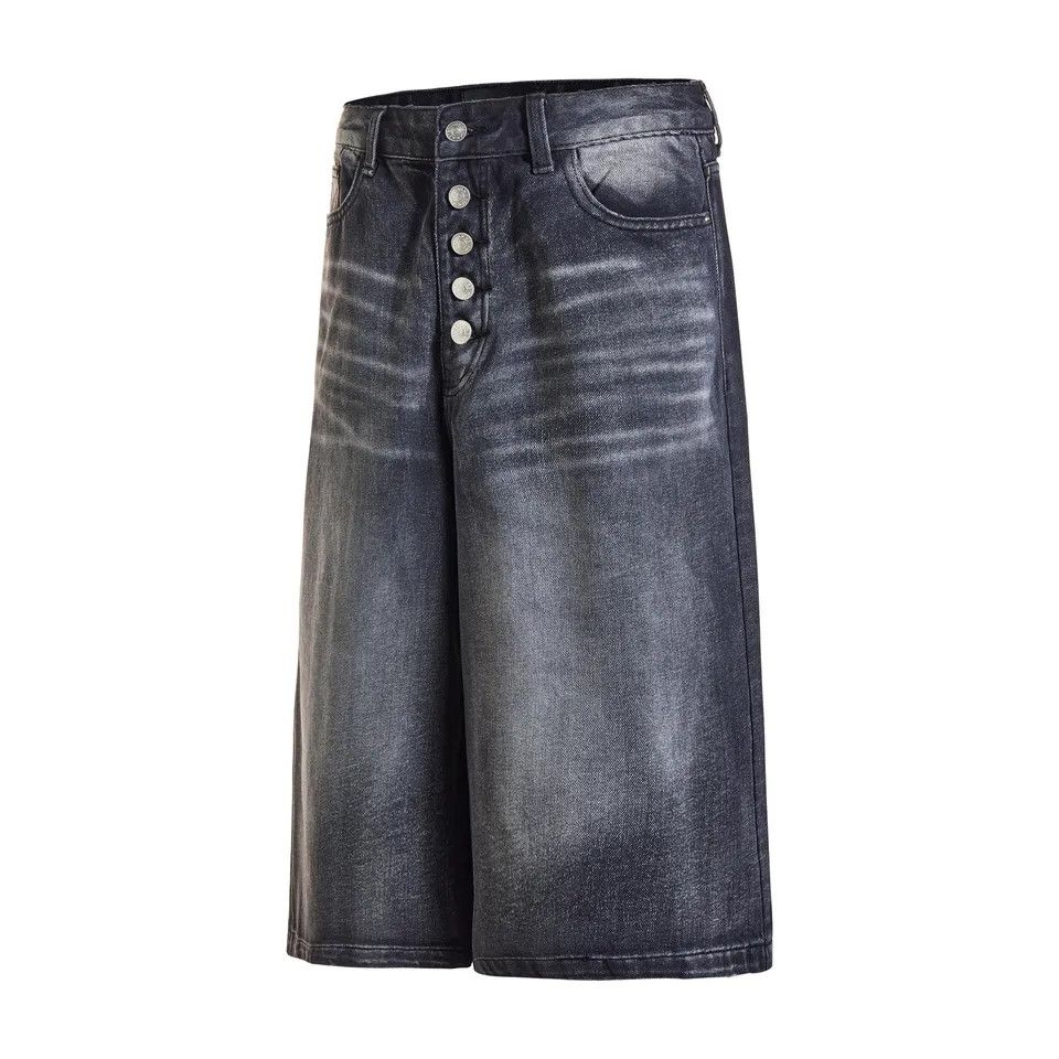 Vintage Button Fly Faded Y2K Hombre Street Jorts Size US 30 / EU 46 - 7 Thumbnail