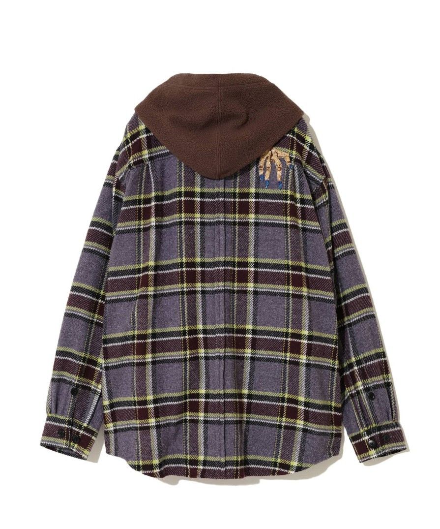 Undercover o1mle0824 Hooded Shirt in Multicolor Size US XL / EU 56 / 4 - 2 Thumbnail