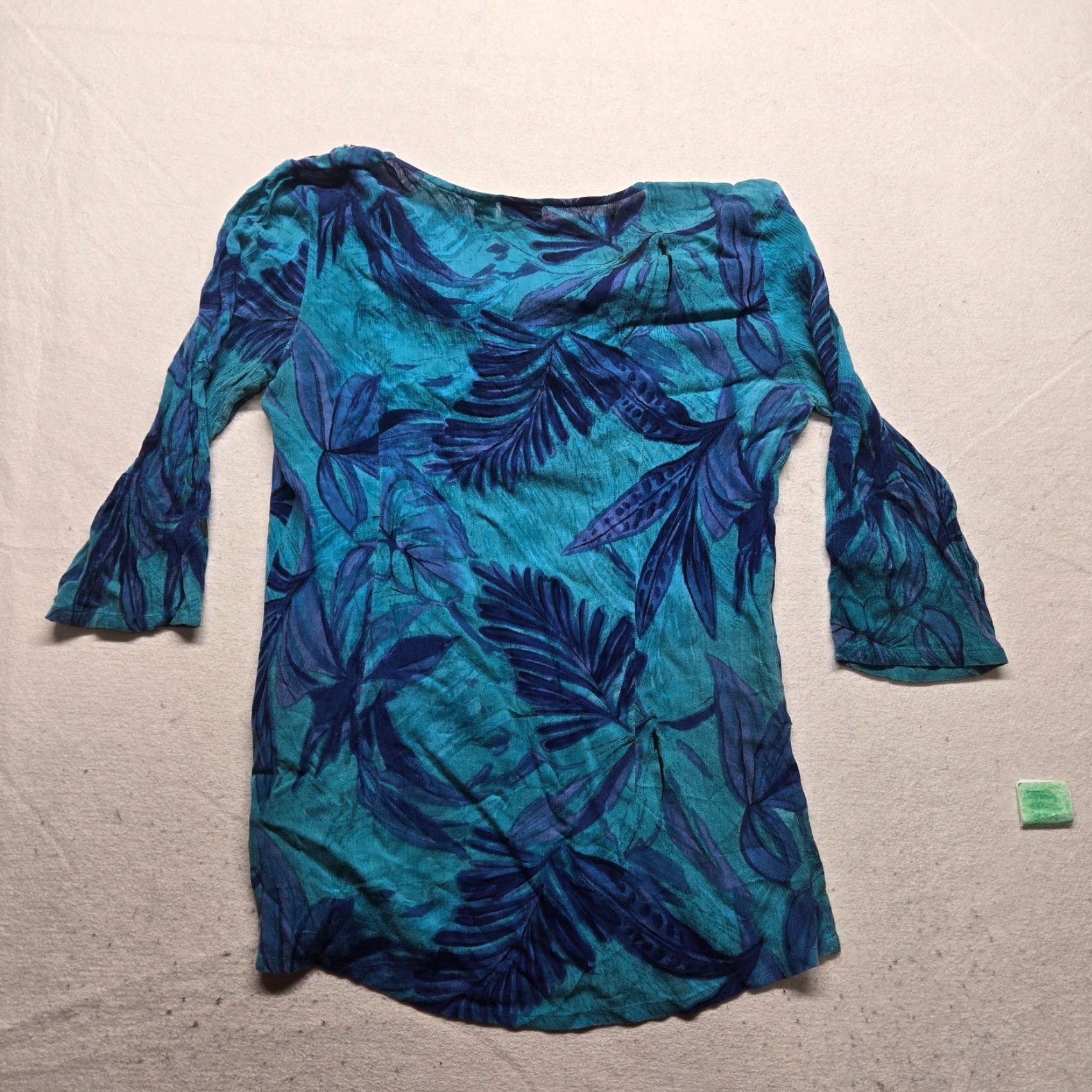 Vintage VINTAGE Cato Shirt 3/4 Sleeve Henley Blue Adult Women's S Small Rhinestone 90s Theme Clothing Size S / US 4 / IT 40 - 8 Thumbnail