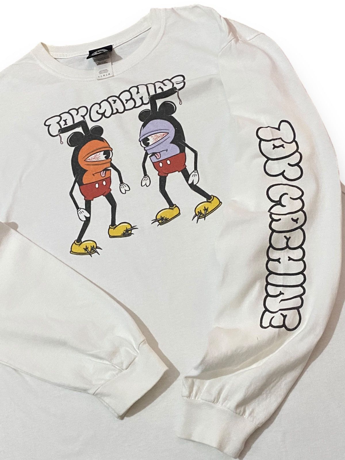 Toy Machine Y2k Toy Machine Rip Off Mickey Mouse Longsleeve Skate Tees Size US XL / EU 56 / 4 - 6 Thumbnail