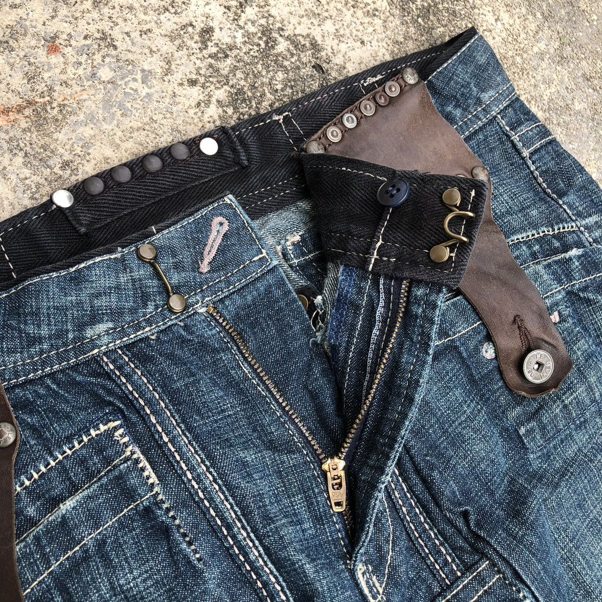 Marithe + Francois Girbaud MARITHE FRANCOIS GIRBAUD Straight Cut Denim Jeans Size US 32 / EU 48 - 11 Thumbnail