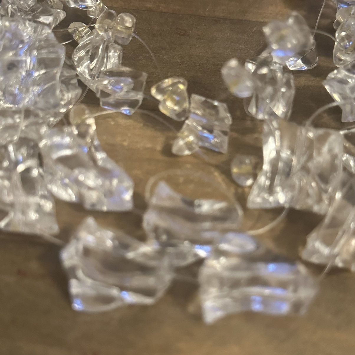 Other Floating lucite ice cube choker necklace and earrings set Size ONE SIZE - 5 Thumbnail
