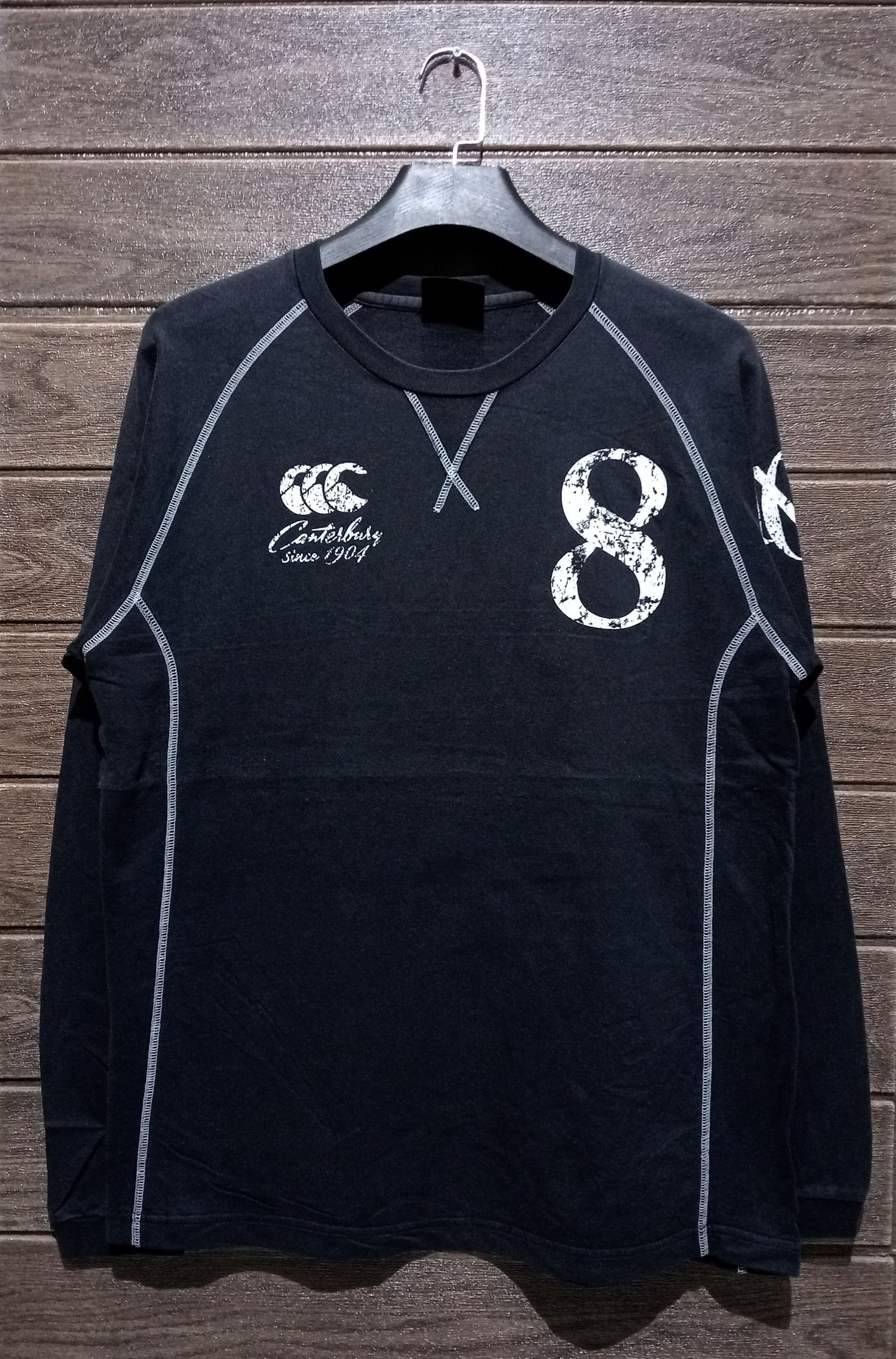 Canterbury of New Zealand Canterbury of New Zealand No. 8 Long Sleeve Tshirt Very Rare Size US L / EU 52-54 / 3 - 1 Thumbnail