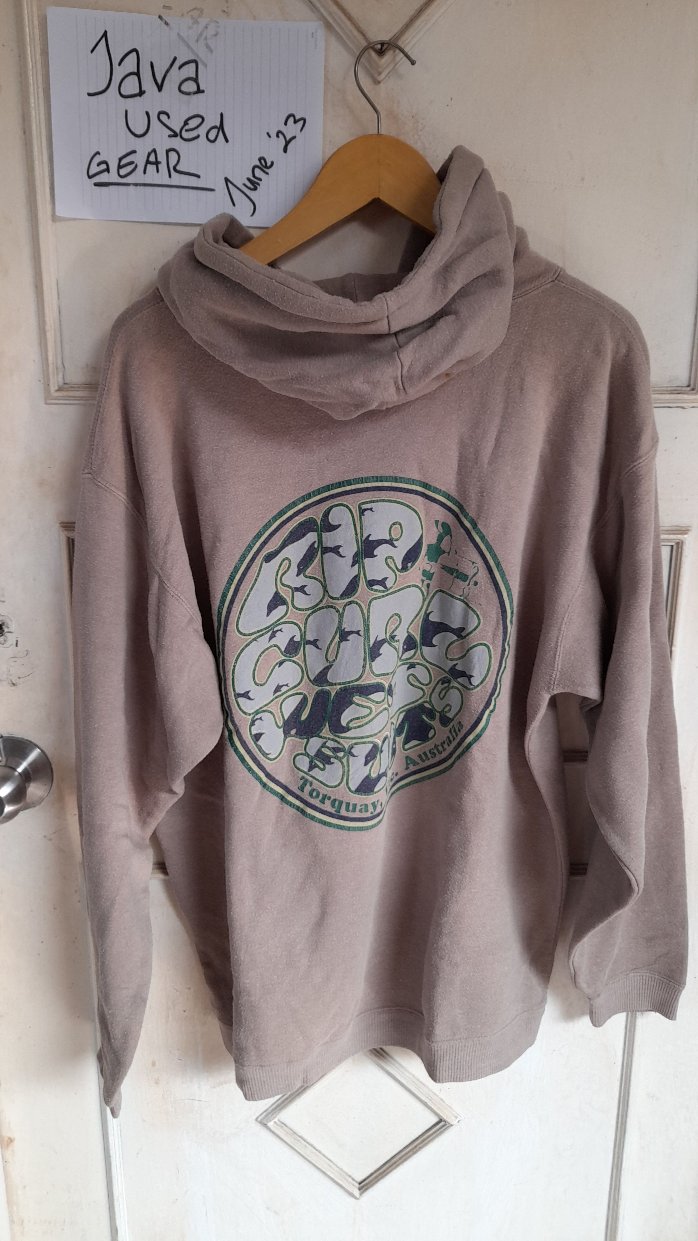 Rip Curl × Vintage 90’s Vintage Rip Curl Hoodie West Suit Size US L / EU 52-54 / 3 - 1 Thumbnail