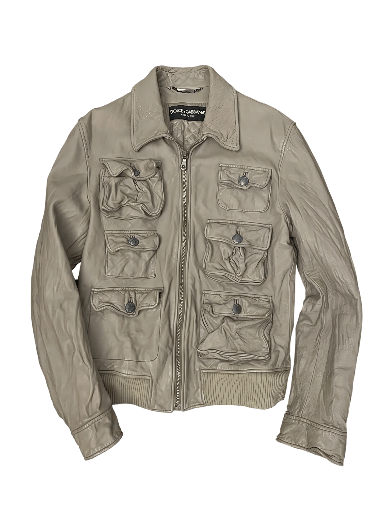 Dolce & Gabbana F/W 2006 RUNWAY LAMBSKIN LEATHER JACKET Size US M / EU 48-50 / 2 - 2 Thumbnail