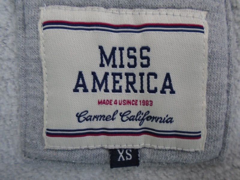 Other Women's Sweatshirt Miss America. Color: Grey. Size: XS. Size XS / US 0-2 / IT 36-38 - 8 Thumbnail