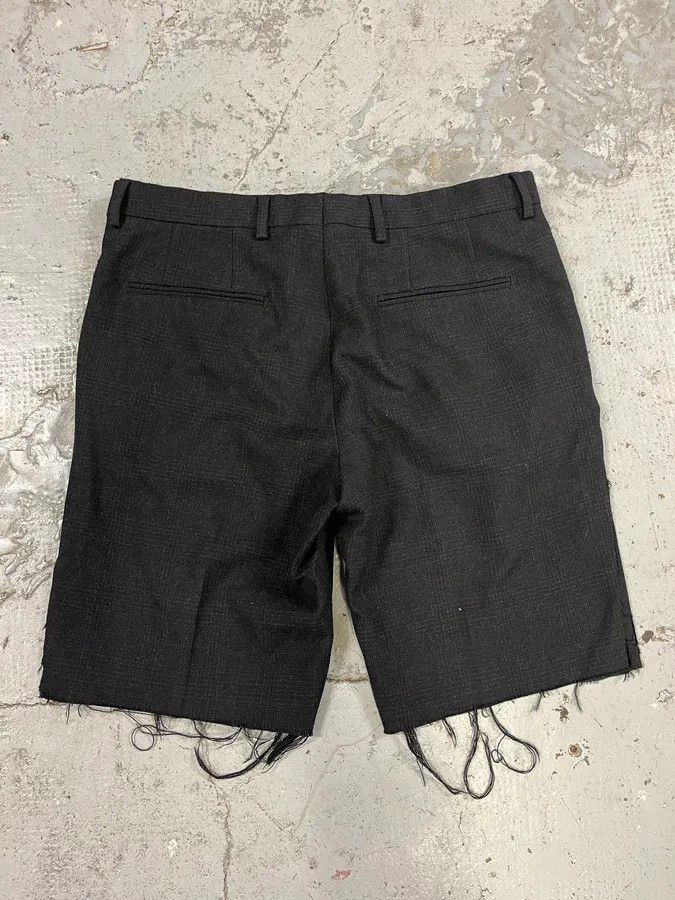 Dries Van Noten Dries Van Noten black Wool Distressed Shorts Size US 32 / EU 48 - 4 Thumbnail